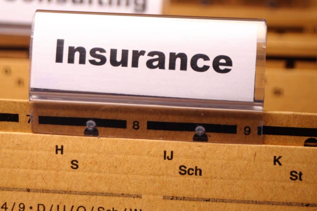 A folder with 'Insurance' label